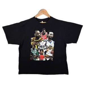 NBA All Star Los Angeles 2018 Lebron Steph Curry Durant Basketball T-Shirt 3XL